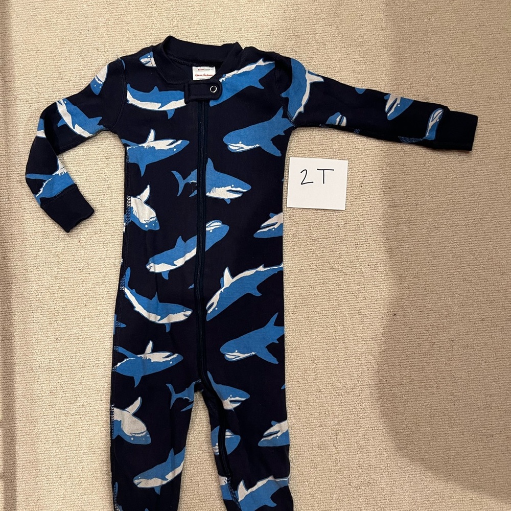 Hanna Andersson Zip Sleeper with Sharks